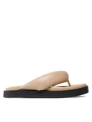 Klapki i japonki damskie - Gino Rossi Japonki VI-005-22-1 Beżowy - miniaturka - grafika 1