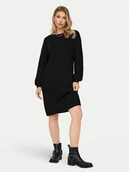 Sukienki - ONLY Sukienka dzianinowa Xenia 15243197 Czarny Regular Fit - miniaturka - grafika 1