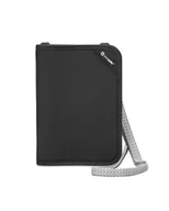 Portfele - Portfel męski mały RFID Pacsafe V150 - czarny - miniaturka - grafika 1