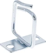 Maskownice do kabli - Organizer InLine InLine® Cable bracket, metal, zinc plated, 40x80mm - miniaturka - grafika 1