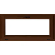 Okna - Lupol 2-szybowe fasadowe kolor lakier orzech O3 RU 1165x535 mm - miniaturka - grafika 1