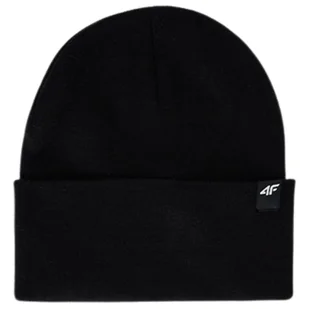 Czapka zimowa uniseks 4F 4FWAW25ACAPU674-20S Czarny U - Czapki damskie - miniaturka - grafika 1