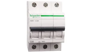 Schneider Electric Wyłącznik nadprądowy K60N 3P 20A C A9K02320 - Bezpieczniki elektryczne - miniaturka - grafika 3