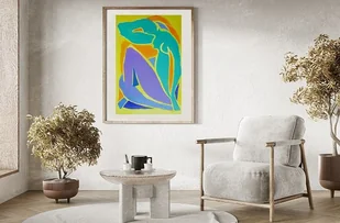 Obraz ręcznie malowany fowizm Henri Matisse style taniec silnie działa - Obrazy i zdjęcia na płótnie - miniaturka - grafika 1