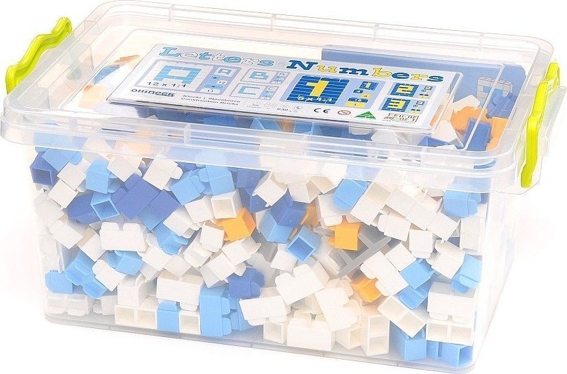 Klocki edukacyjne Little Architect - Litery i Cyfry 630 el.