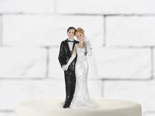 Partydeco Figurka Para Młoda 11cm 1szt PF14 - Wesele i ślub - miniaturka - grafika 3