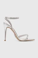 Sandały damskie - Steve Madden sandały Bryanna kolor srebrny SM11002613 - miniaturka - grafika 1