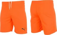 Spodnie sportowe męskie - Puma Spodenki męskie Puma teamRISE Short pomarańczowe 704942 08 M - miniaturka - grafika 1