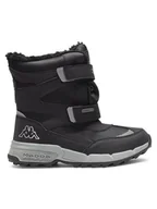 Buty dla chłopców - Kappa Śniegowce 260903T Czarny - miniaturka - grafika 1