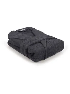 Elizabed Szlafrok w kolorze antracytowym - Szlafroki męskie - miniaturka - grafika 1