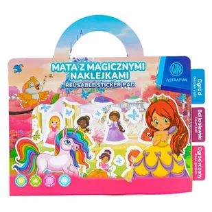 Mata z magicznymi naklejkami Astrafun mix - Zeszyty szkolne - miniaturka - grafika 1