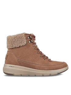 Skechers Botki Glacial Ultra Woodlands 16677/BRN Brązowy - Botki damskie - miniaturka - grafika 1