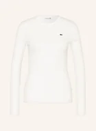 Koszulki i topy damskie - Lacoste Koszulka Z Długim Rękawem weiss - LACOSTE - miniaturka - grafika 1