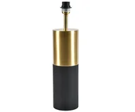 Lampy stojące - Lampa stołowa ze złotym trzonem Nero Gold 2 - miniaturka - grafika 1