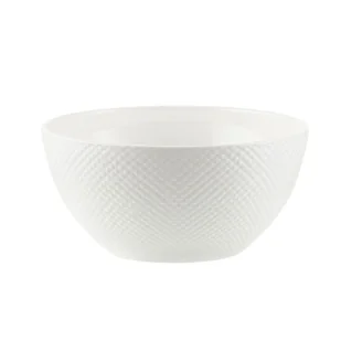 Salaterka Porcelanowa 23 Cm Bari White Villa Italia - Miski i półmiski - miniaturka - grafika 1