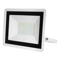 Lampy ogrodowe - Zewnętrzny naświetlacz Halogen 1284 LED 50W 4000K biały czarny - miniaturka - grafika 1