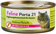 Mokra karma dla kotów - Feline Porta 21, 6 x 156 g - Kurczak z aloesem - miniaturka - grafika 1