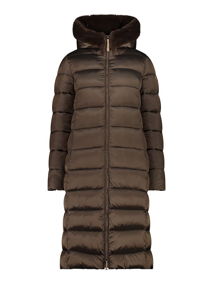 CMP Płaszcz pikowany w kolorze brązowym