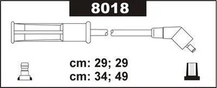 Przewody Zaplonowe 8018 - Kable wysokiego napięcia - miniaturka - grafika 1