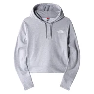 Bluzy damskie - Damska Bluza THE NORTH FACE W CLASSIC PULLOVER HOODIE NF0A7X2WDYX1 – Szary - miniaturka - grafika 1