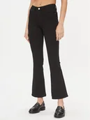 Spodnie damskie - Vila Jeansy 14085688 Czarny Bootcut Fit - miniaturka - grafika 1