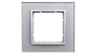 Inne akcesoria elektryczne - Berker B7 alu ramka 1 B_10116414 - miniaturka - grafika 1