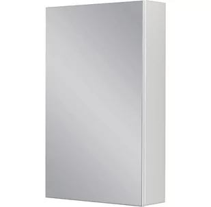 Biała matowa szafka wisząca z lustrem 50x80 Victa - Szafki łazienkowe - miniaturka - grafika 1