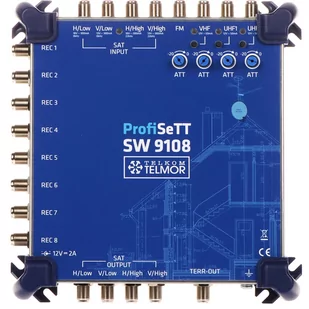 MultiBAS SW-9108 ProfiSETT TELMOR - Wzmacniacze antenowe - miniaturka - grafika 1