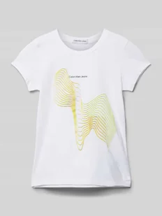 T-shirt z o kroju slim fit z nadrukiem z motywem - Koszulki dla dziewczynek - miniaturka - grafika 1