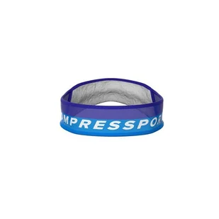 COMPRESSPORT Daszek biegowy ULTRALIGHT VISOR V2 niebieski - Czapki i chusty sportowe damskie - miniaturka - grafika 4