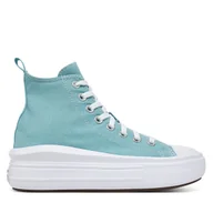 Trampki damskie - Trampki Converse Chuck Taylor All Star Move Platform A10703C Zielony - miniaturka - grafika 1