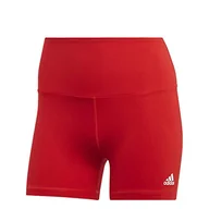 Rajstopy - adidas Damskie rajstopy (1/2) Yo ESS SHO Tig, Better Scarlet, IC8325, 2XS - miniaturka - grafika 1