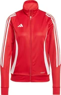 Bluzy damskie - Adidas Bluza damska adidas Tiro 24 Training czerwona IR7493 L - miniaturka - grafika 1