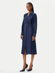 BOSS Sukienka koszulowa Dieshina1 50532758 Granatowy Relaxed Fit - Sukienki - miniaturka - grafika 1