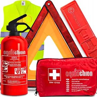 Apteczka Samochodowa DIN13164 Ogniochron Uchwyt Mocowanie Rzep Do Bagażnika - Akcesoria motoryzacyjne - miniaturka - grafika 1
