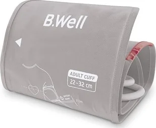 Ciśnieniomierz B.Well MANKIET RĘKAW DO CIŚNIENIOMIERZA B.WELL 22-32 cm - Ciśnieniomierze i akcesoria - miniaturka - grafika 1