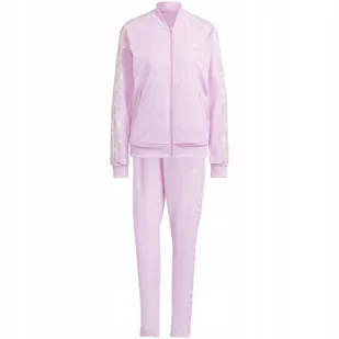 Dres damski adidas Essentials 3-Stripes różowy IJ8787 M - Dresy damskie - miniaturka - grafika 1