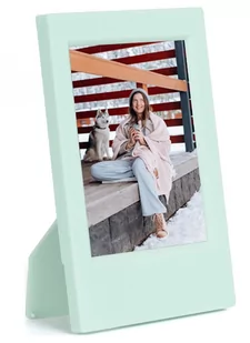 Ramka Stojąca Do Zdjęć Fuji Fujifilm Instax Mini 12 11 9 8 40 Evo Liplay Lin 2 Se / Zink / Miętowa - Ramki na zdjęcia Ramka Stojąca Do Zdjęć Fuji Fujifilm Instax Mini 12 11 9 8 40 Evo Liplay Lin 2 Se / Zink / Miętowa - Ramki na zdjęcia - miniaturka - grafika 1