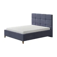 Łóżka - Łóżko ESJA NEW CONCEPT tapicerowane : Rozmiar - 160x200, Pojemnik  - Bez pojemnika, Tkanina - Grupa III, Nogi - Metalowa czarna, Grubość ramy - 5 cm - miniaturka - grafika 1