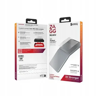 Szkło hartowane Zagg Invisible Shield do Samsung Galaxy Z Flip6 - Szkła hartowane na telefon - miniaturka - grafika 1