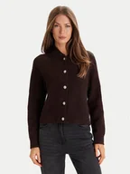 Swetry damskie - Morgan Sweter 252-MPACK Brązowy Regular Fit - miniaturka - grafika 1