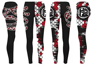 HOTSPOT DESIGN KOI, M, czarno-czerwony, legginsy, 010501002 - Legginsy - miniaturka - grafika 1