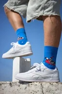 Skarpetki męskie - Skarpety PRL z legendarnym smokiem wawelskim i lajkonikiem Marilyn - miniaturka - grafika 1