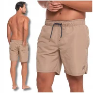 Kąpielówki męskie - KĄPIELÓWKI MĘSKIE GŁADKIE SPODENKI KĄPIELOWE SZORTY Z KIESZENIAMI MORAJ XXL - miniaturka - grafika 1