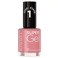 Lakiery do paznokci - Rimmel Super Gel żelowy lakier do paznokci 035 Pop Princess Pink 12ml 96440-uniw - miniaturka - grafika 1