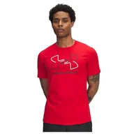 Koszulki męskie - Under Armour UA GL Foundation Update SS - czerwony/biały/czarny - XS - miniaturka - grafika 1