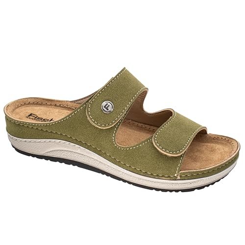 Fischer Markenschuh Klapki damskie, Schilf, 39 EU