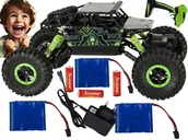 Zabawki zdalnie sterowane - Samochód Monster Rally 3 AKUMULATORY 45 MINUT JAZDY Autko dla dzieci - miniaturka - grafika 1