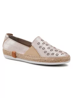 Espadryle damskie - Badura Espadryle 6561-69 Złoty - grafika 1