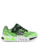 Buty dla chłopców - Skechers Sneakersy Vorlo 400137L/LMBK Zielony - miniaturka - grafika 1
